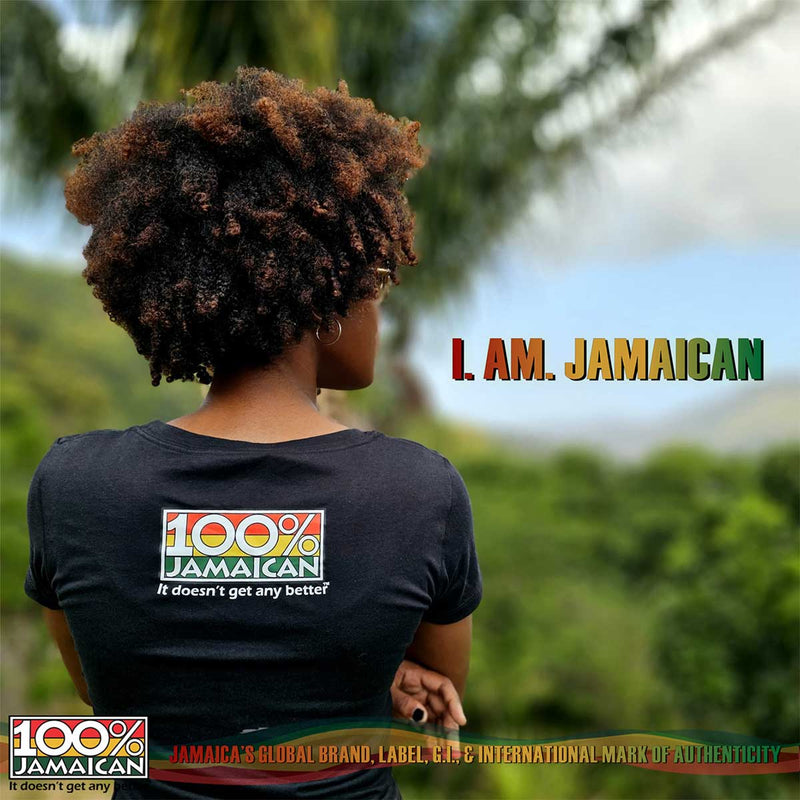 100% Jamaican Logo T-Shirt - Women&