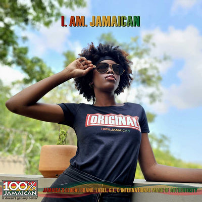 100% Jamaican "Original" Tshirt - Women's - Caribshopper