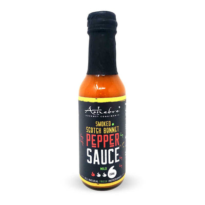 Ashebre Smoked Scotch Bonnet Pepper Sauce, 5oz - Caribshopper