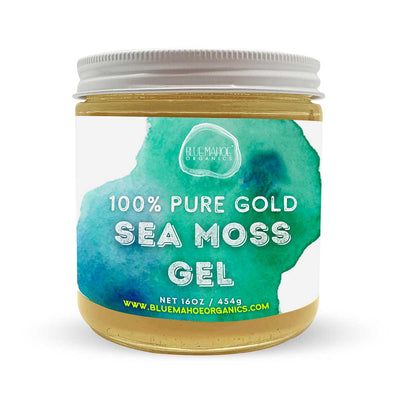 Blue Mahoe Organics 100% Pure Gold Sea Moss Gel - Caribshopper