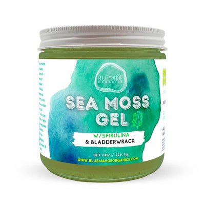 Blue Mahoe Organics Spirulina & Bladderwrack Sea Moss Gel - Caribshopper