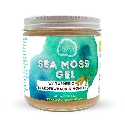 Blue Mahoe Organics Turmeric Bladderwrack & Honey Sea Moss Gel - Caribshopper