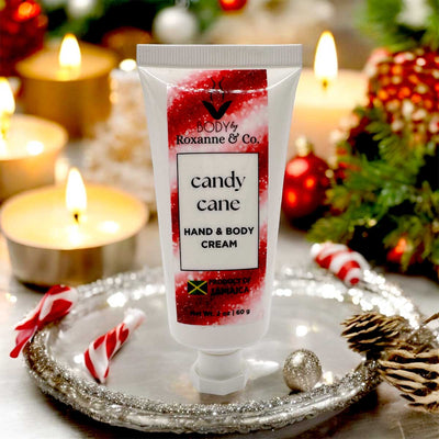 Body By Roxanne Candy Cane Travel Sized Hand Cream, 2oz - Caribshopper