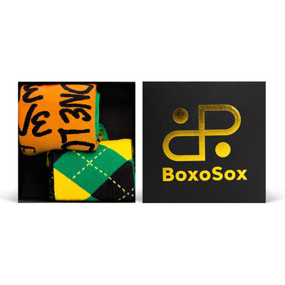 BoxoSox Celebrate Jamaica: Compression Sock Collection - 2 Pairs - Caribshopper