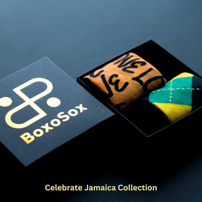 BoxoSox Celebrate Jamaica: Compression Sock Collection - 2 Pairs - Caribshopper