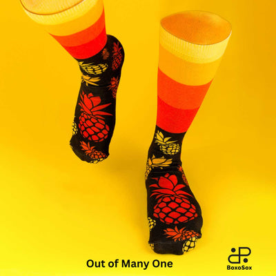 BoxoSox Irie Steppings Collection – Bring Jamaica Home for the Holidays! – 6 Pairs - Caribshopper