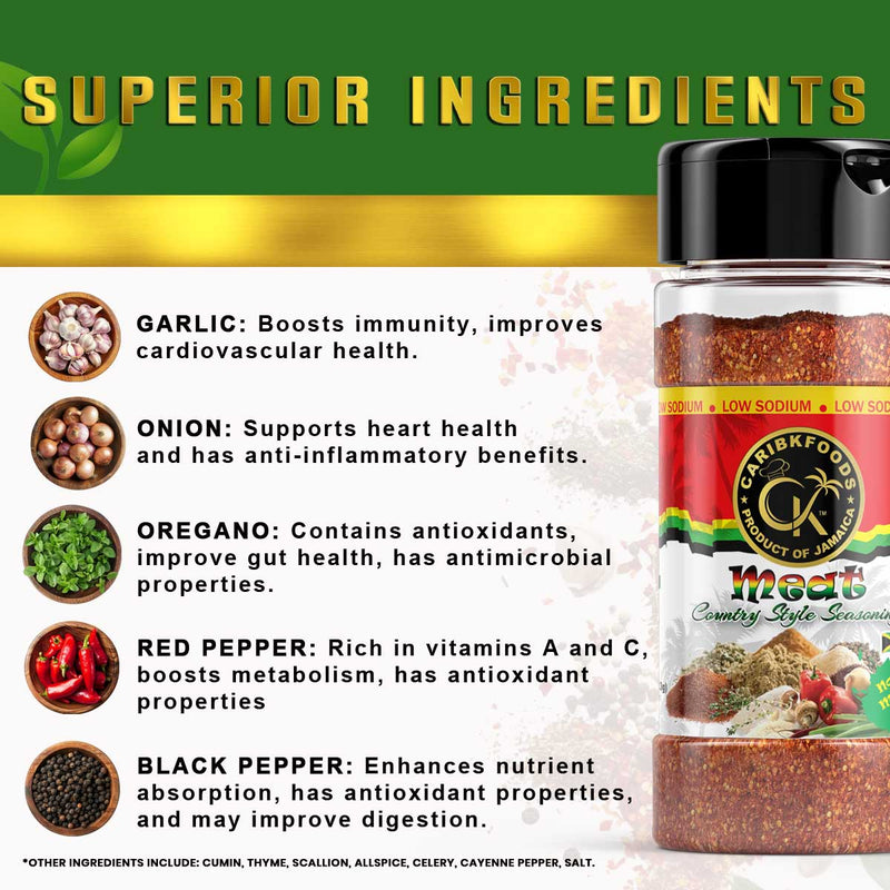 Caribbean Kitchen All - Purpose Meat Seasoning, 4oz - Caribshopper