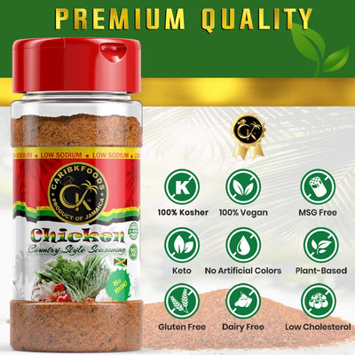 Caribbean Kitchen Chicken Seasoning, 4oz - Caribshopper