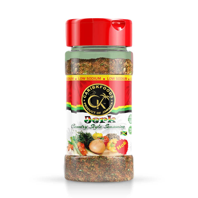 Caribbean Kitchen Hot Jerk Seasoning, 4oz - Caribshopper