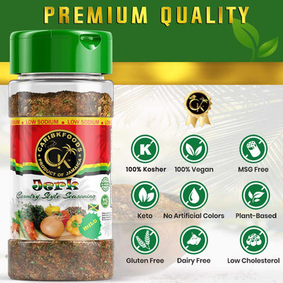 Caribbean Kitchen Mild Jerk Seasoning, 4oz - Caribshopper