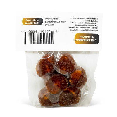 Chadz Dilightz Jamaican Tamarind Balls Original Flavour, 2.3oz (3 Pack) - Caribshopper