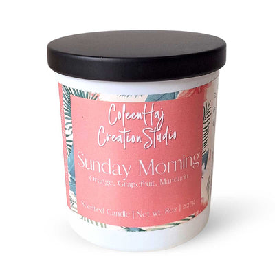 Coleenhaj Sunday Morning Scented Candle - Caribshopper