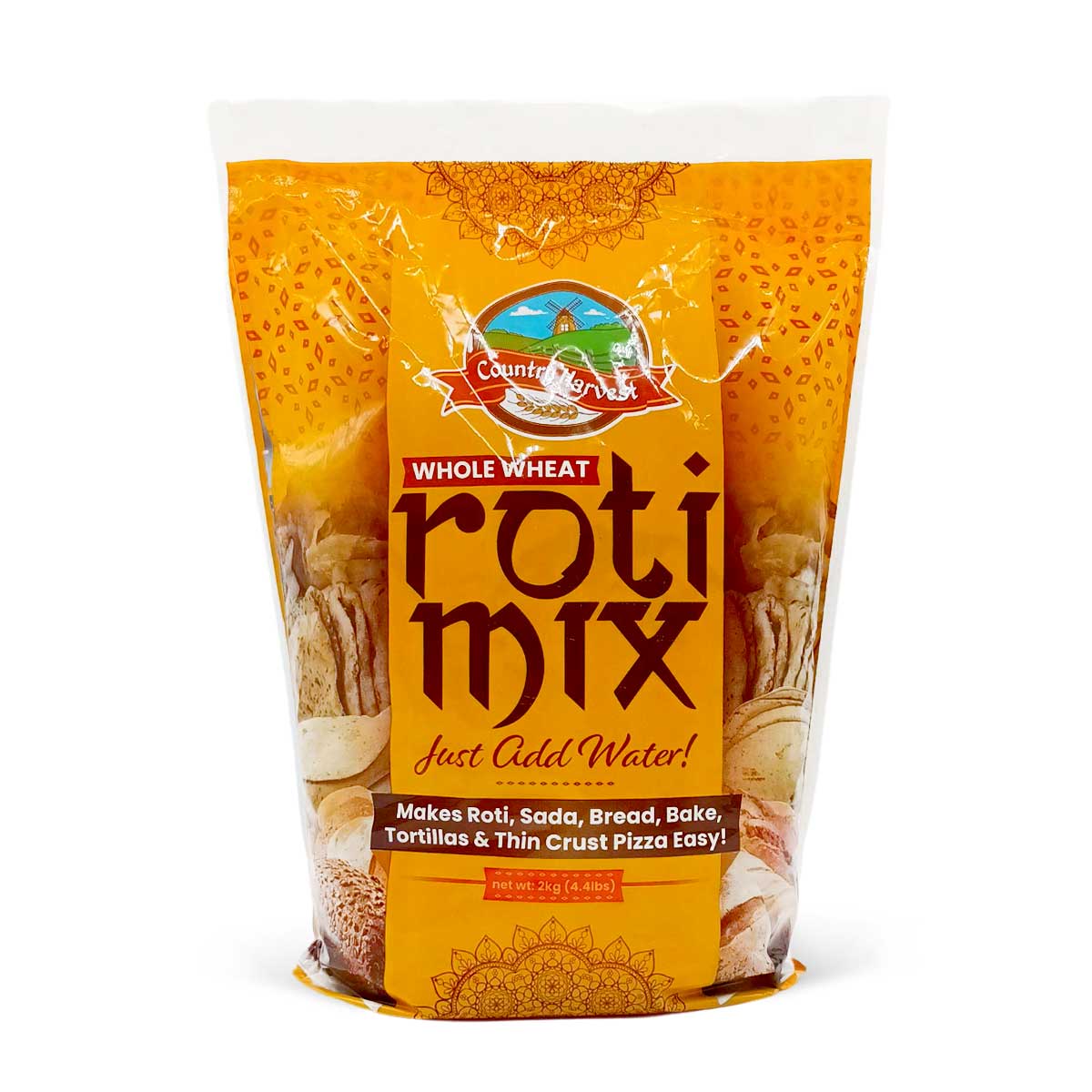 Country Harvest Roti Mix, 2Kg Healthy Twist on Traditional Roti ...