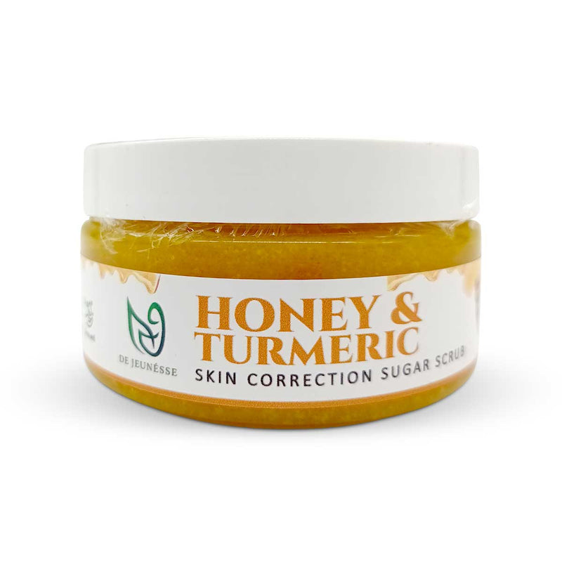 De Jeunesse Honey and Turmeric Skin correction Sugar Scrub, 10oz - Caribshopper
