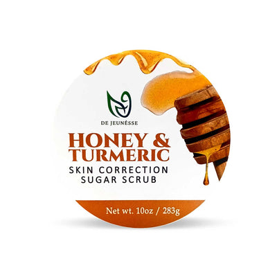 De Jeunesse Honey and Turmeric Skin correction Sugar Scrub, 10oz - Caribshopper