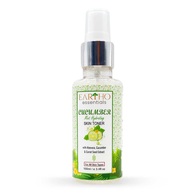 Eartho Essentials Cucumber Mint Hydrating Skin Toner, 100ml - Caribshopper