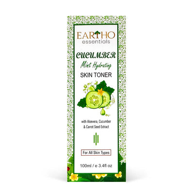 Eartho Essentials Cucumber Mint Hydrating Skin Toner, 100ml - Caribshopper