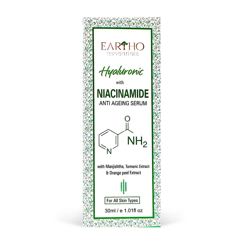 Eartho Essentials Hyaluronic with Niacinamide Serum, 30ml - Caribshopper
