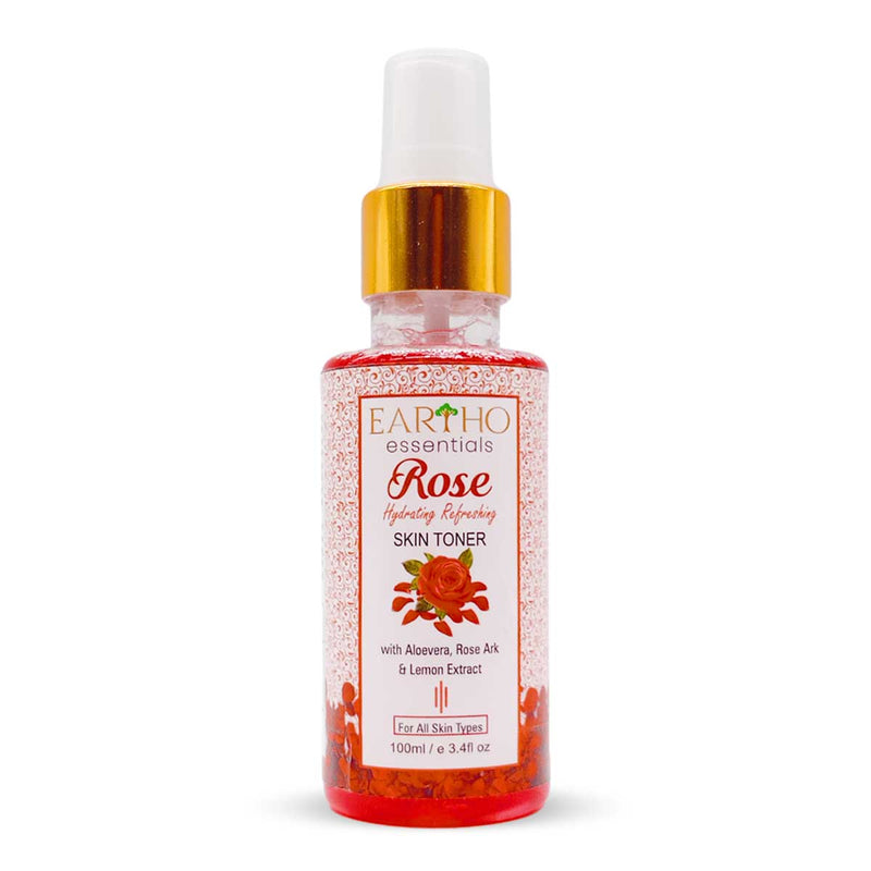 Eartho Essentials Rose Hydrating Refreshing Skin Toner, 100ml - Caribshopper