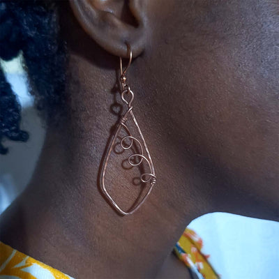 Endoja's Jewellery Loop-D-Loop Earrings - Caribshopper