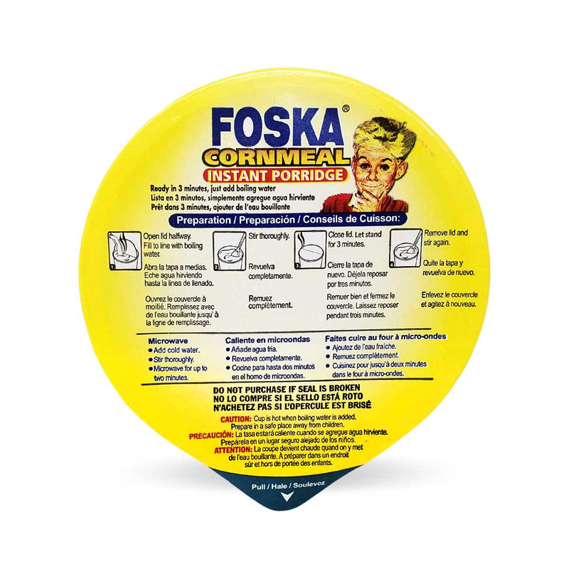 Foska Cornmeal Instant Porridge Bundle, 2.6oz - Caribshopper