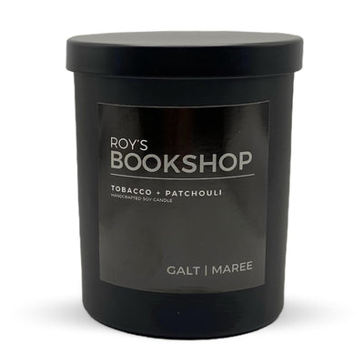 Galt & Maree Roy's Bookshop Candle, 12.5oz - Caribshopper