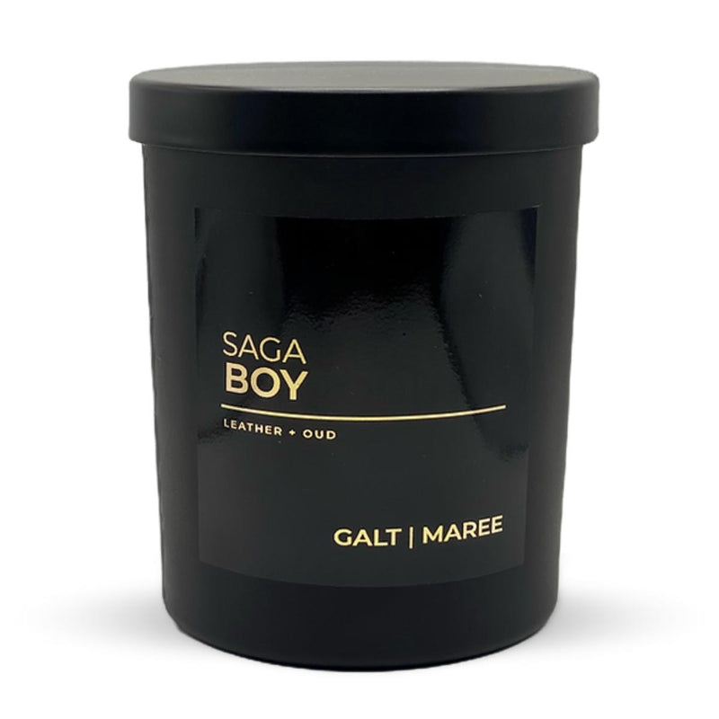 Galt & Maree Saga Boy Candle, 12.5oz - Caribshopper