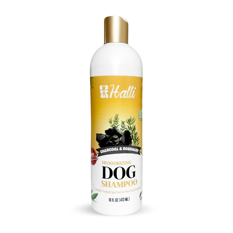 Halli Charcoal & Rosemary Dog Shampoo, 16oz - Caribshopper