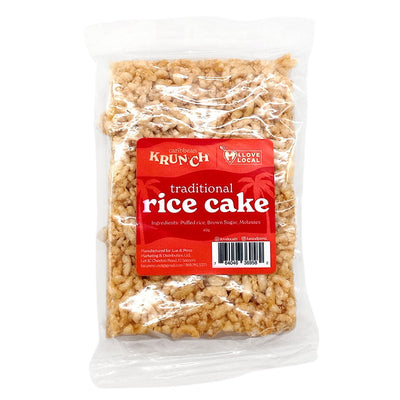 I Love Local Caribbean Krunch Traditional Rice Cake, 40g (3 Pack) - Caribshopper