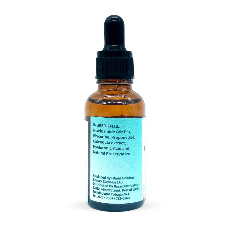 Island Goddess Niacinamide/Hyaluronic Acid Serum,1oz - Caribshopper