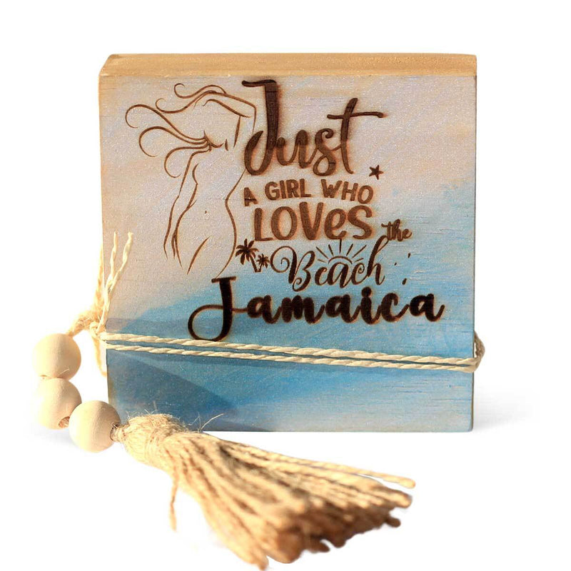 JA Dezines Beach Vibes Engraved Wood Creations - Caribshopper