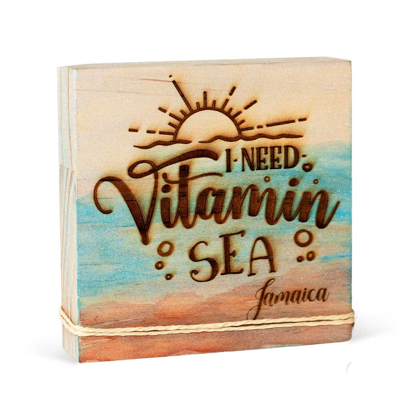 JA Dezines Vitamin Sea Engraved Wood Creations - Caribshopper