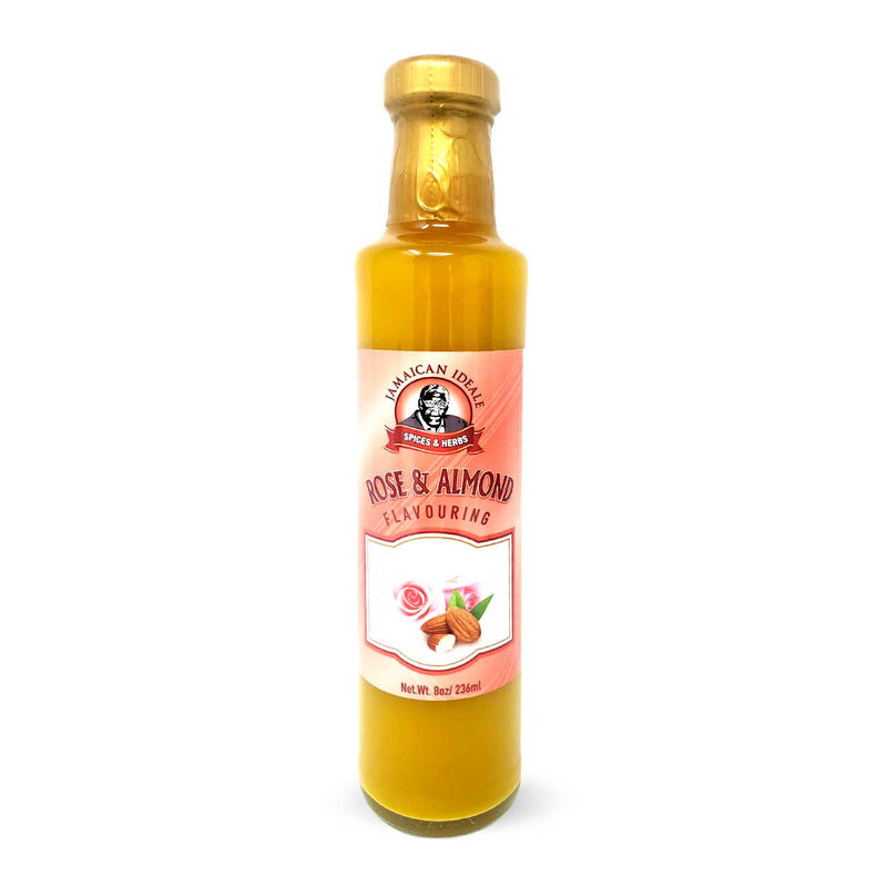 Jamaican Ideale Spices & Herbs Rose & Almond Flavouring, 8oz - Caribshopper