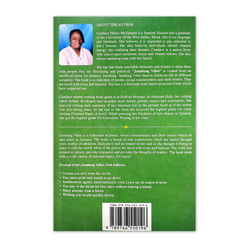 Jamdung Vibes Book by Candace Henry - McDonald - Caribshopper