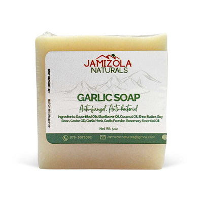 Jamizola Naturals Garlic Soap, 5oz - Caribshopper