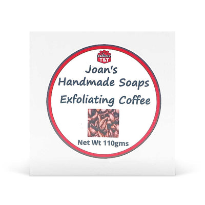 Joan's Handmade Exfoliating Coffee Bar Soap, 110g - Caribshopper