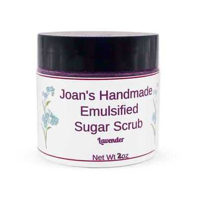 Joan's Handmade Lavender Emulsified Sugar Scrub, 2oz - Caribshopper