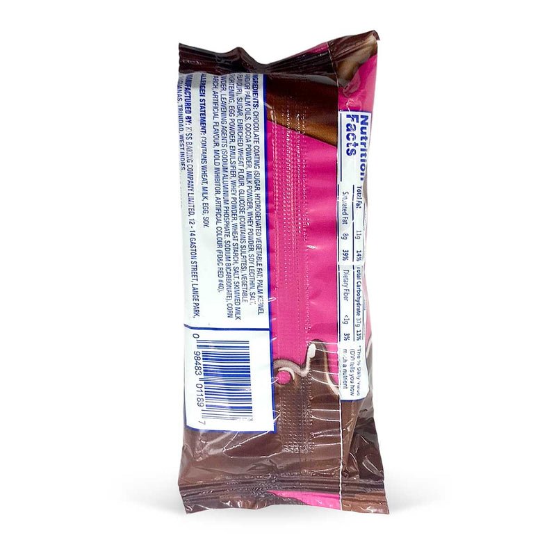 Kiss Chocolate Coated Goodie Strawberry Cake, 50g (3 Pack) - Caribshopper