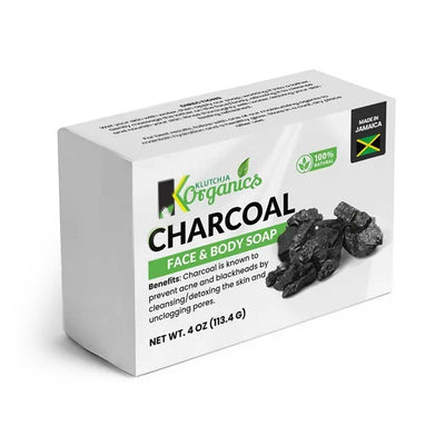 KlutchJa Organics Charcoal Face & Body Bar, 4oz - Caribshopper