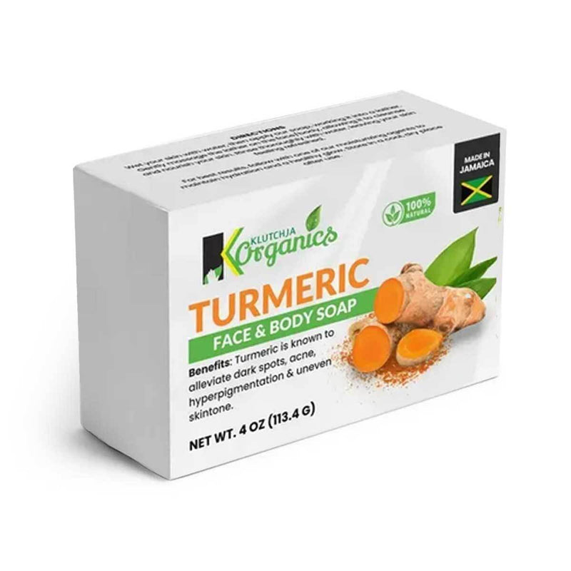 KlutchJa Organics Turmeric Face & Body Bar, 4oz - Caribshopper