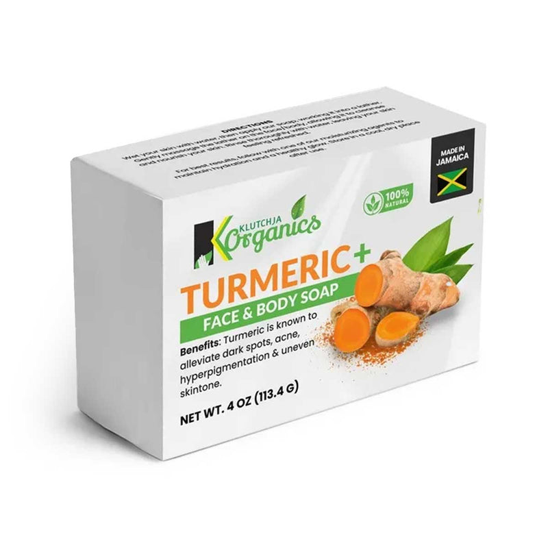 KlutchJa Organics Turmeric Plus Face & Body Bar, 4oz - Caribshopper