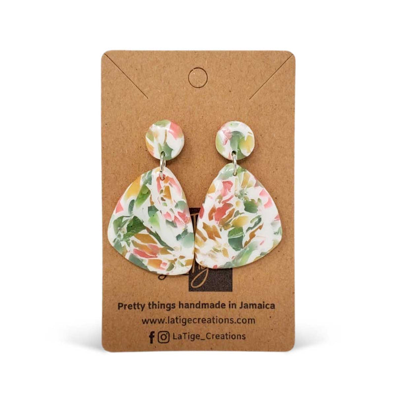 La Tige Jolly Organic Shape Studs Earrings - Caribshopper