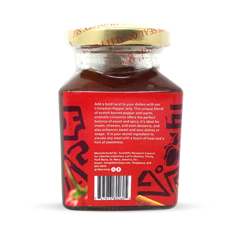Liberton Industries Pepper Jelly Cinnamon, 200ml - Caribshopper