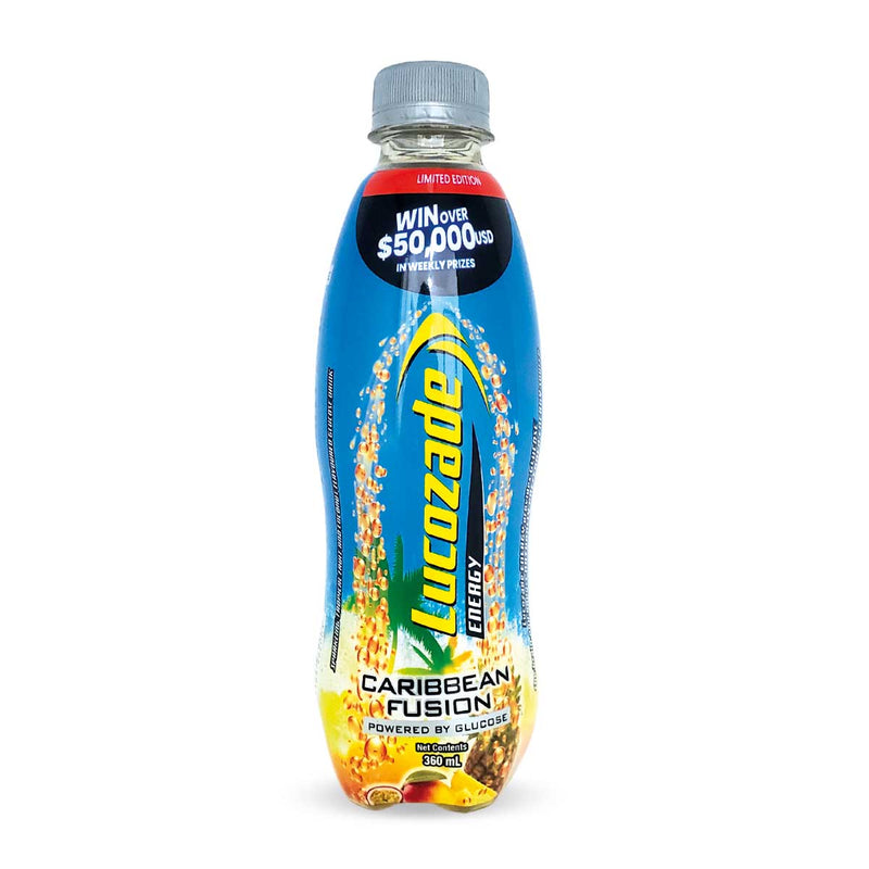 Lucozade Caribbean Fusion, 360ml (3 Pack) - Caribshopper