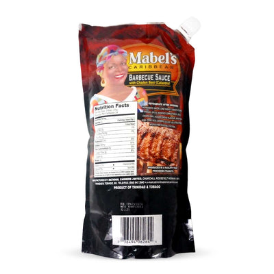 Mabel's Caribbean Barbecue Sause with Chadon Beni Spouch, 26oz - Caribshopper