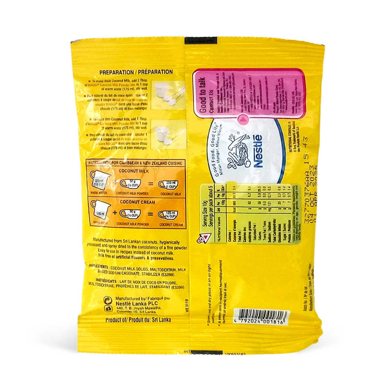 Maggi Coconut Milk Powder Mix, 50g (3 Pack) - Caribshopper