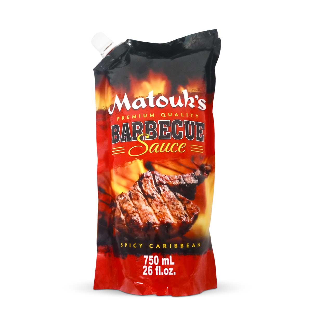Matouk's Spicy Caribbean Barbecue Sauce 26oz Bold Flavor | Caribshopper