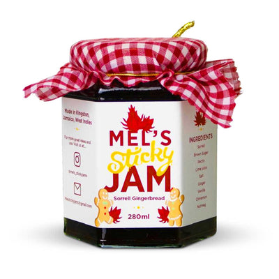 Mel's Sticky Jam - Sorrel Gingerbread, 9.3oz - Caribshopper