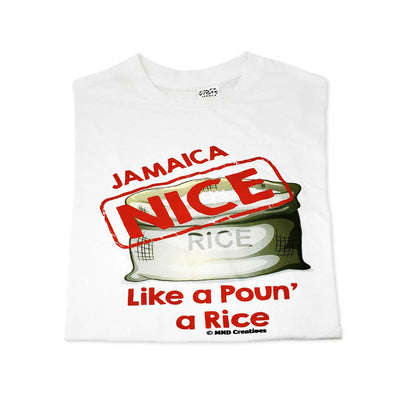 MND Creatives Jamaica Nice Like a Poun’ a Rice T-Shirt - Caribshopper