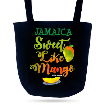 MND Creatives Jamaica Sweet Like Mango Shopping Bag - Caribshopper
